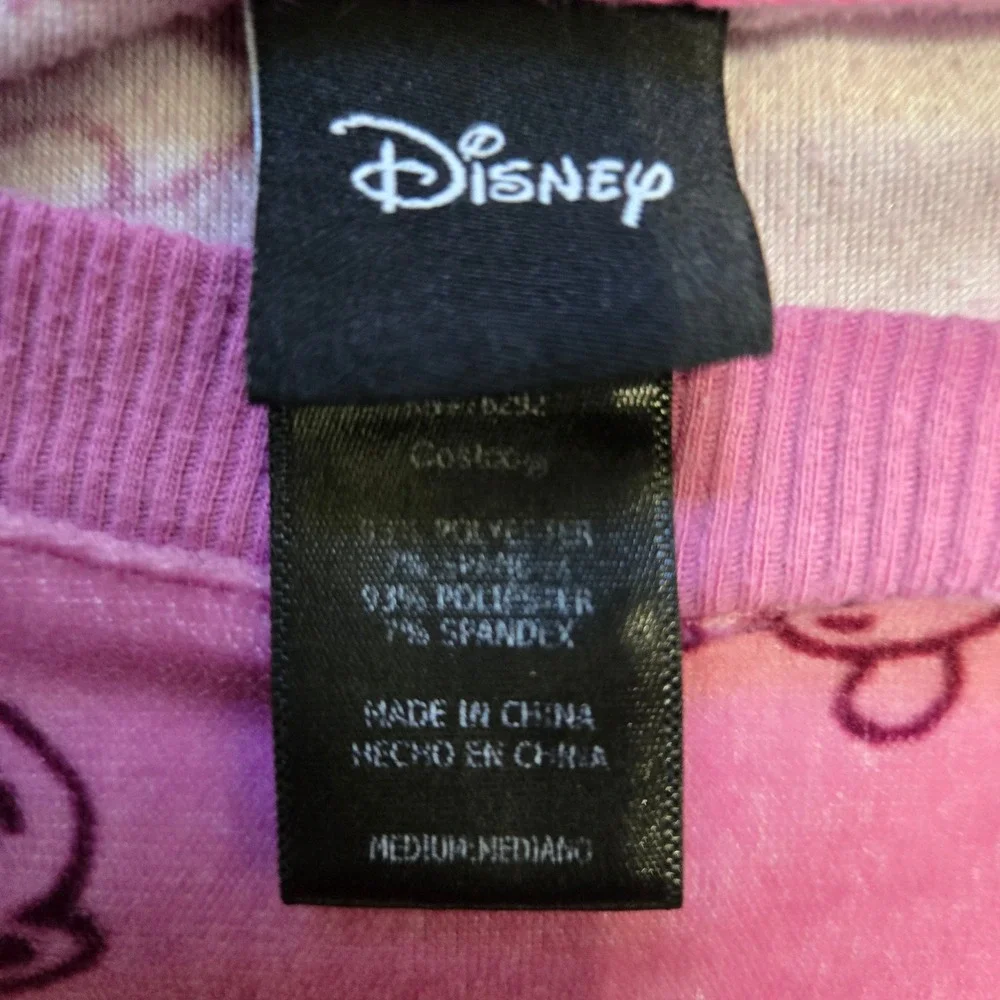 Disney Winnie the Pooh Pink Velvet Soft Like Cozy Lounge Pajama Set  Med 2pc - Picture 6 of 8